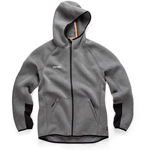 Scruffs Unisex Trade Air-layer Hoodie Charcoal jas, Grijs, S