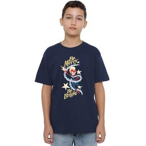 Marvel Jongens Square Faces Sweatshirt, marineblauw, 3-4 jaar