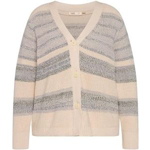 Ulla Popken - Gebreid Vest - Popcorn - Korte Volumemouwen