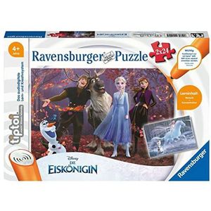 Ravensburger tiptoi Puzzle für kleine Entdecker: Die Eiskönigin - 2x24 Teile. Kinderpuzzle ab 4 Jahren