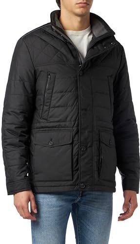 Bugatti - Gewatteerd Jack - Licht - Nylon - Met Opstaande Kraag