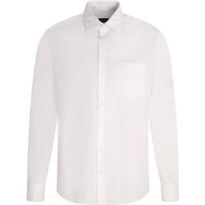 Seidensticker Casual overhemd voor heren, regular fit, zacht, kent-kraag, lange mouwen, 100% katoen, ecru, M