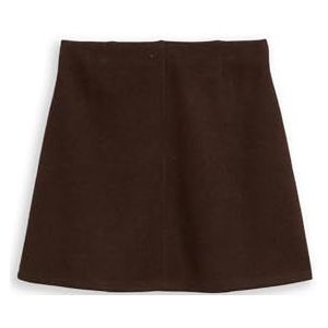 TOM TAILOR Damesrok, 39062 - Dark Pecan Brown Melange, 40