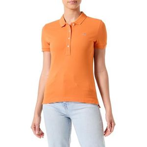 GANT Slim Sheild Piqué Polo met kapmouw, pompoen oranje, S