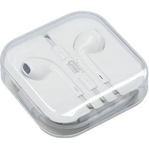 Hoofdtelefoon met microfoon met 3,5 mm-aansluiting, stereogeluid, volumeregeling, ideaal voor gesprekken en games.