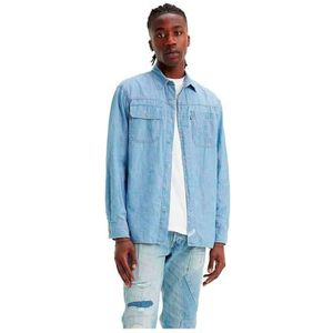 Levi's - LS AUBURN WORKER BLUES - Overhemd - LINDE CHAMBRAY - Lange Mouwen