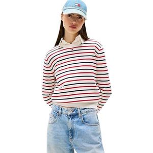 Tommy Jeans - TJW Essential Crew - Pullover Sweater - Wit