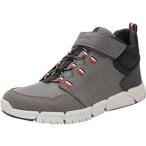 Geox Jongens J Flexyper Boy B ABX enkellaars, Grey Dk Red, 37 EU