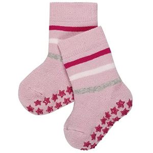 FALKE Uniseks-baby Stopper sokken Multi Stripe B HP Katoen Noppen op de zool 1 Paar, Roze (Thulit 8663), 80-92