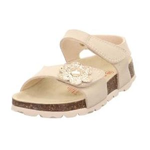 Superfit Voetbedpantoffels voor jongens en meisjes, Goud 9710, 24 EU Weit