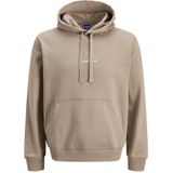 JACK & JONES - JORNorrebro - Sweatshirt - Lichtbruin / Wit