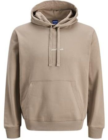 JACK & JONES - JORNorrebro - Sweatshirt - Lichtbruin / Wit