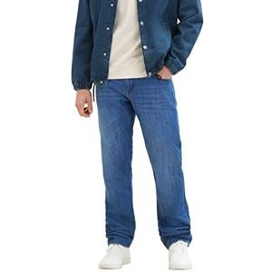 TOM TAILOR Marvin Straight Jeans voor heren, 10119 - Used Mid Stone Blue Denim, 34W x 32L