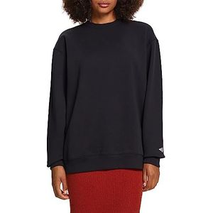 ESPRIT Sweatshirt van katoenmix, zwart, S