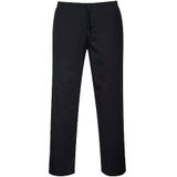 Portwest Broek met aansnoerkoord Size: XXL, Colour: Zwart, C070BKTXXL