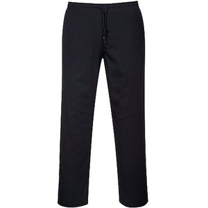 Portwest Broek met aansnoerkoord Size: XXL, Colour: Zwart, C070BKTXXL