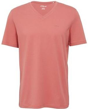 Shirt - V-hals - Jersey - Mélange - Normale Pasvorm - Kwartmouw