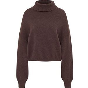 CARNEA Gebreide coltrui voor dames 25825303-CA04, bruin, XL/XXL, bruin, XL/XXL