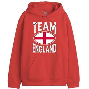 Republic Of California Team England UXREPCZSW035 Sweatshirt voor heren, rood, maat L, Rood, XXL