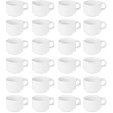 Athena Hotelware koffiekopjes 20cl Wit - Stapelbaar - Set van 24 kopjes