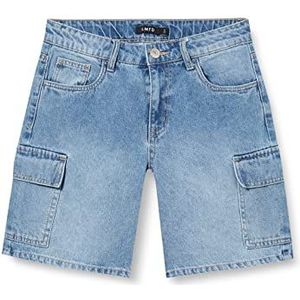 Bestseller A/S Jongens NLMCARGIZZA DNM DAD Shorts, Light Blue Denim, 140, blauw (light blue denim), 140 cm