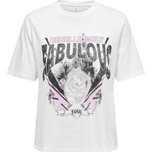 Only - Onllulu Life Boxy s s Wild Top Box Jrs - Dames - t-Shirts