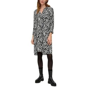 s.Oliver Midi jurk voor dames, met allover print, 99A4, 34