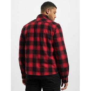 Brandit Check Shirt Overhemd heren, rood-zwart, 7XL