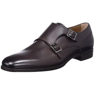 BOSS heren kensington ltct monk-strap loafer, Dark Brown 209, 43.5 EU