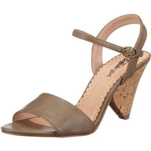 Buffalo DM Grain Pu 218836, damessandalen, beige beige 267, 38 EU