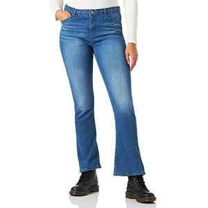 MUSTANG Dames June Flared Jeans, Medium Blue 402, 34W / 32L