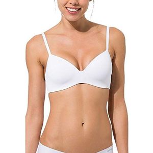 Skiny Micro Lovers Multi Schalen Bh Ohne Bügel Draadloze BH voor dames, Weiß, 75C