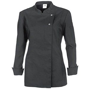 BP 1544-684-57-2XL Koksjas voor vrouwen, lange mouwen met manchetten, 200,00 g/m² stofmix met stretch, grijs, 2XL