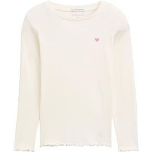 T-shirt - Effen - Jersey - Ronde Hals - Lange Mouw