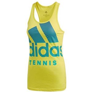 Adidas Dames, Category Tank-Top Geel, turquoise, XL bovenkleding