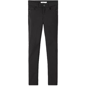NAME IT Nkfpolly Twitell Pant Noos broek voor meisjes, zwart, 98 cm