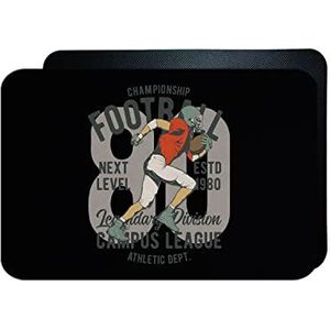 Bonamaison, Rechthoek digitaal bedrukte gaming-muismat voor gamers, antislip onderkant, voor kantoor en thuis, single speler-games S, afmetingen: 45 x 30 cm
