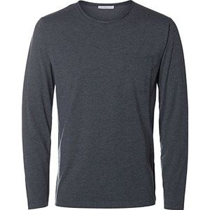 SELECTED HOMME Heren Shdpimaflorence Ls O-neck Tee shirt met lange mouwen