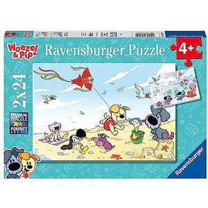 Woezel & Pip Zomer en Winter Legpuzzel (2x24st)