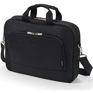 DICOTA Top Traveller BASE laptoptas, gewatteerde notebook/tablettas, licht, met beschermende wattering, zwart, voor laptops 15-15,6“