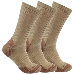 Carhartt Midweight Sok voor heren, katoen, 3 paar, kaki, XL