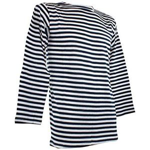 MIL-TEC Gestreepte zomertrui - Heren, Blauw/Wit, Medium, 10813000-903, Donkerblauw, M