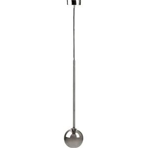 Zumaline LUNA Globe hanglamp, chroom, 1x G9