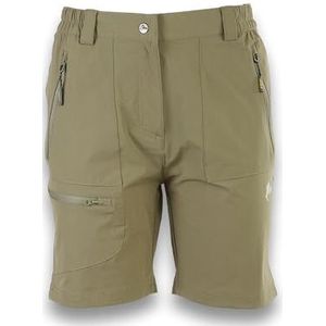 ANDE Dames Bermuda New Palma - elastisch en comfortabel voor buiten, bladgroen, 36 NL