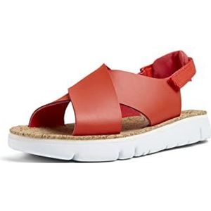 CAMPER Oruga Sandalen met hielbandje voor dames, rood (bright red), 42 EU