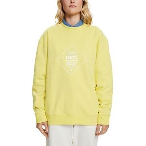 ESPRIT Sweatshirt voor dames, 770/Pastel Yellow, XS