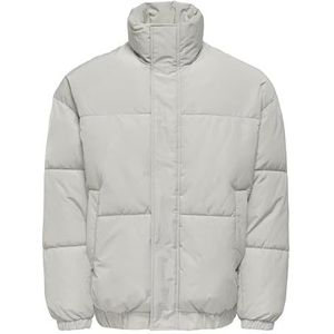 ONLY & SONS Heren Onsalpha Puffer Jacket OTW Noos, Mirage Gray, l, Mirage Gray, L