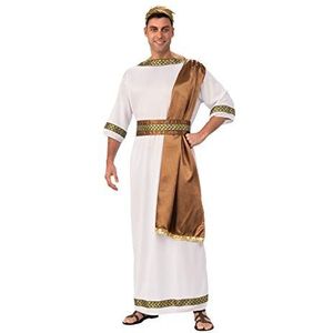 Bristol Novelty AC734X Griekse God kostuum set | Voor Heren | Wit en Bruin, X, Wereldboek Dag