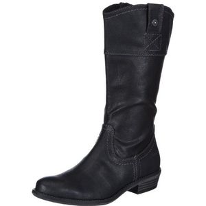 s.Oliver Casual cowboy laarzen voor dames, Black Schwarz Zwart 001, 39 EU
