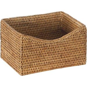 KOUBOO La Jolla Rotan Organiserende en Plankmand, Honingbruin, Rieten